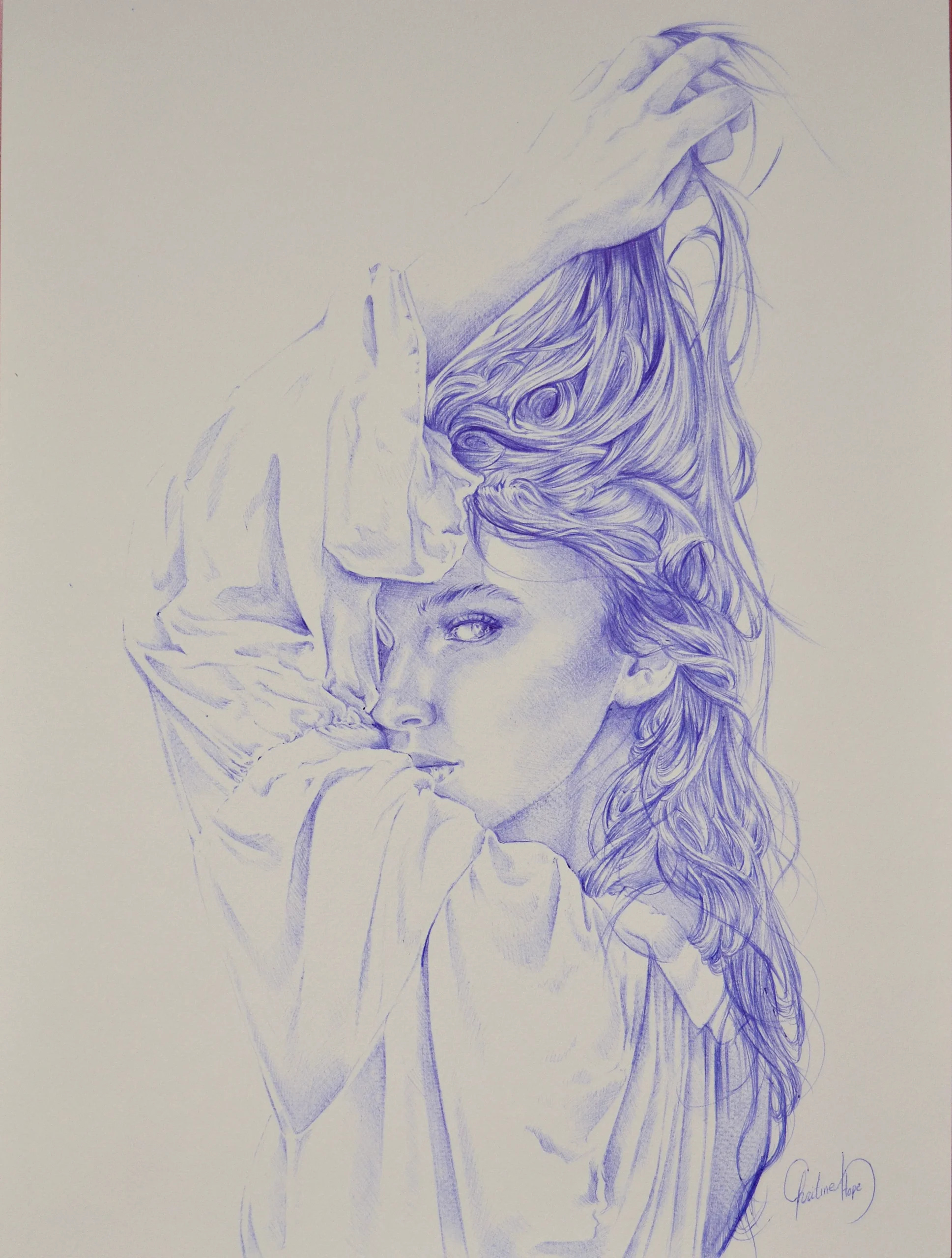 Ilustración Amanecer Salvaje – arte original de Christine Hope